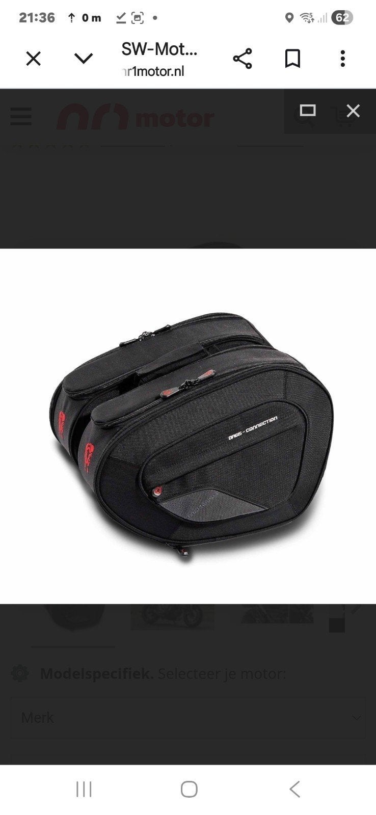Sw motech blaze zadeltassen, Motoren, Accessoires | Koffers en Tassen, Ophalen of Verzenden