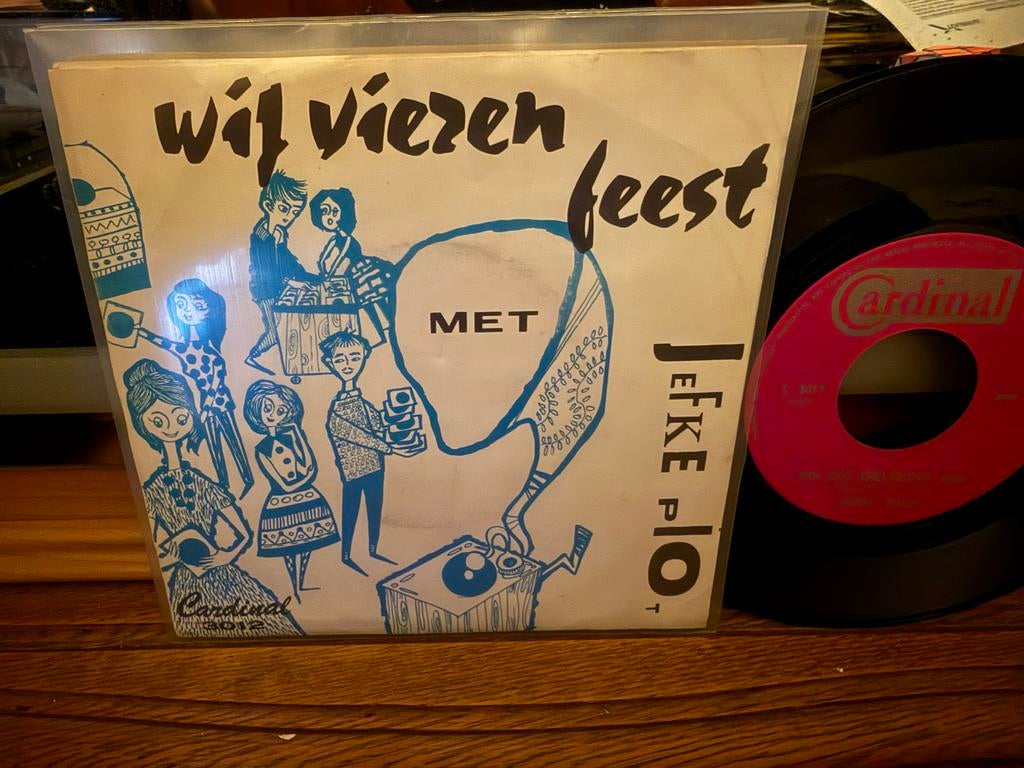 Jefke Piot - Wij Vieren Feest (Single, 7 inch), 7 inch, Single, Ophalen of Verzenden, Zo goed als nieuw