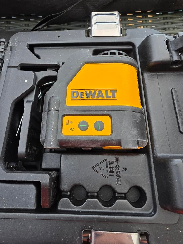 DeWalt DW088CG Kruislijnlaser - Groene Laser, Doe-het-zelf en Verbouw, Meetapparatuur, Ophalen of Verzenden, Overige meters