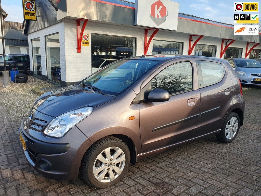 Nissan Pixo 1.0 Look Airco / Elek. ramen / Trekhaak BJ 2012, Auto's, Voorwielaandrijving, Euro 5, Gebruikt, 200 kg
