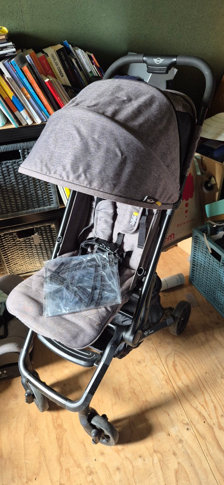 Easywalker Mini Buggy met regenhoes - Vliegtuigproof!, Ophalen of Verzenden, Gebruikt, Overige merken, Regenhoes