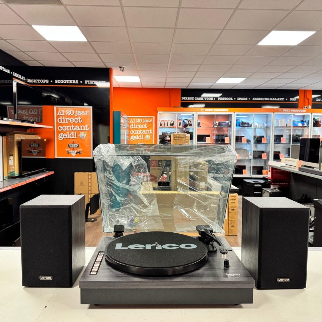 LENCO LS-301BK Platenspeler Incl. Speaker | Nieuw uit doos, Audio, Tv en Foto, Flex Ltd., Zo goed als nieuw, https://flex.com/contact-us