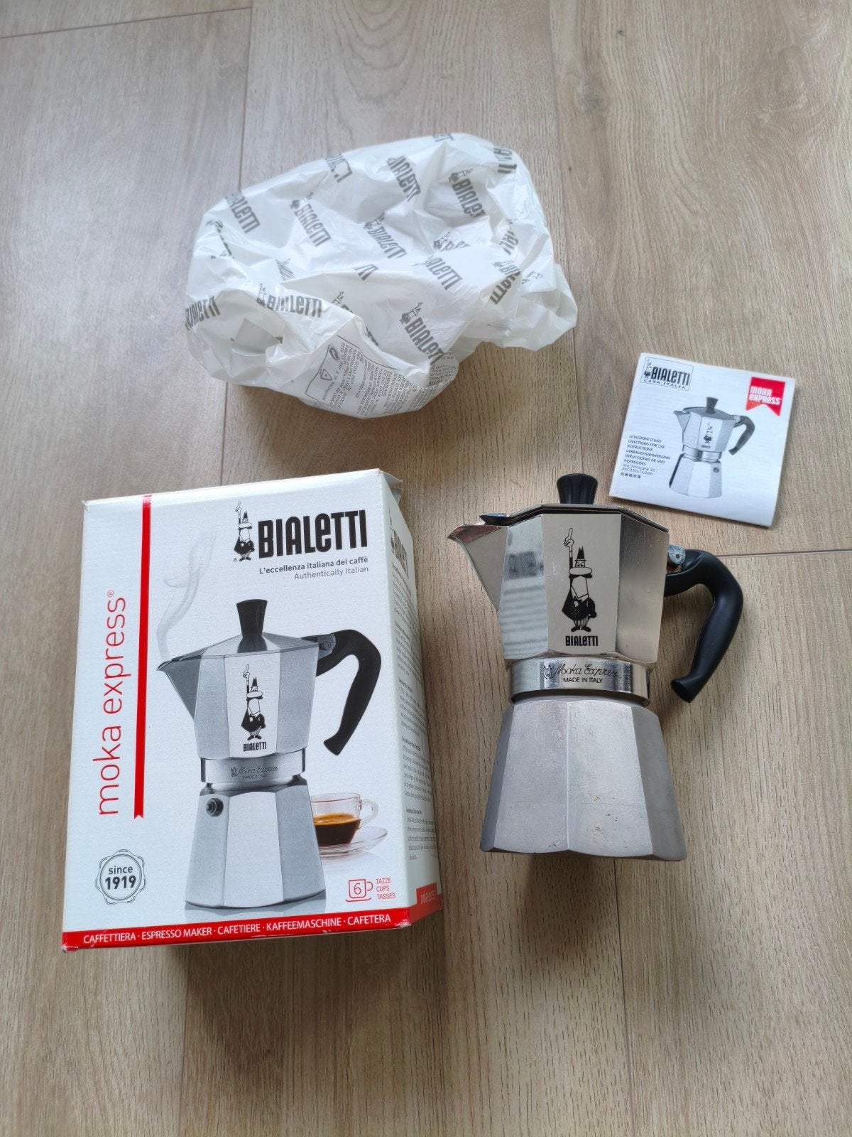 Bialetti percolator 6 kops, Witgoed en Apparatuur, Ophalen, Espresso apparaat, Gemalen koffie, Zo goed als nieuw