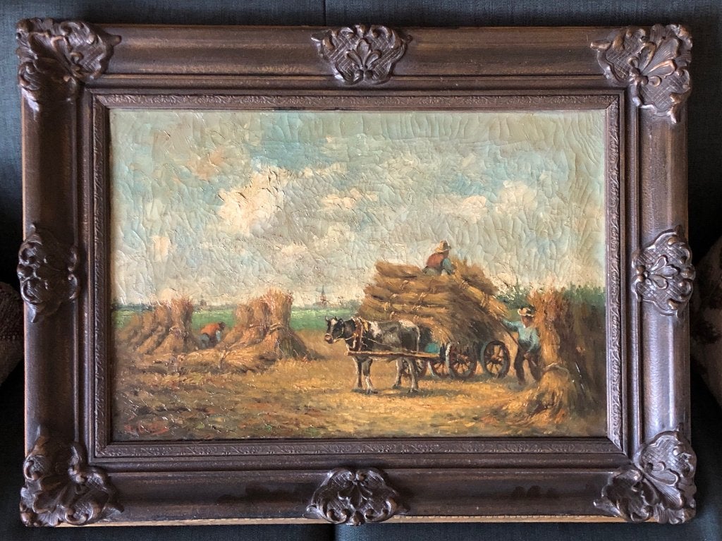 schilderij, Ophalen, Doek, Olieverf, Klassiek