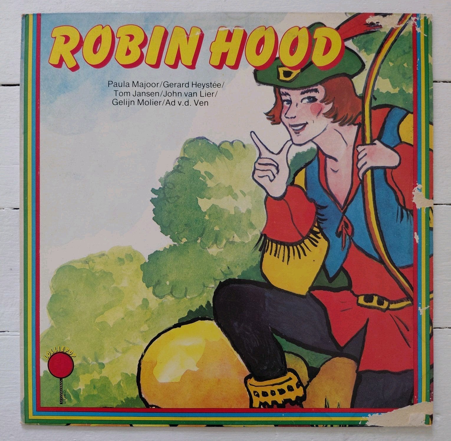 Robin Hood - Luisterboek LP, Cd's en Dvd's, Vinyl | Kinderen en Jeugd, LP, Gebruikt, Ophalen of Verzenden, Verhaal of Sprookje