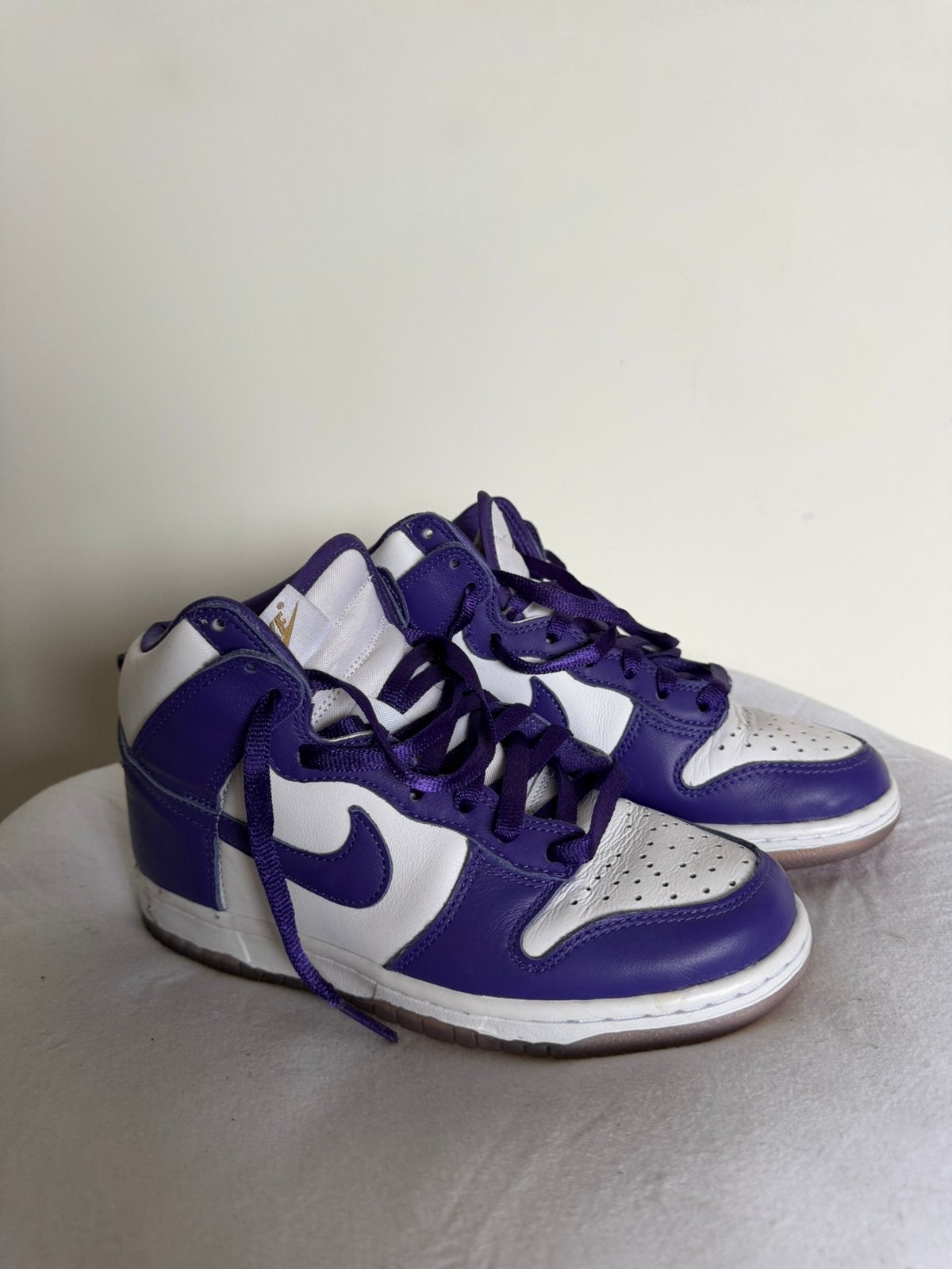 Nike Dunk High Varsity Purple 36,5, Kleding | Dames, Overige kleuren, Ophalen of Verzenden, Sneakers of Gympen, Zo goed als nieuw