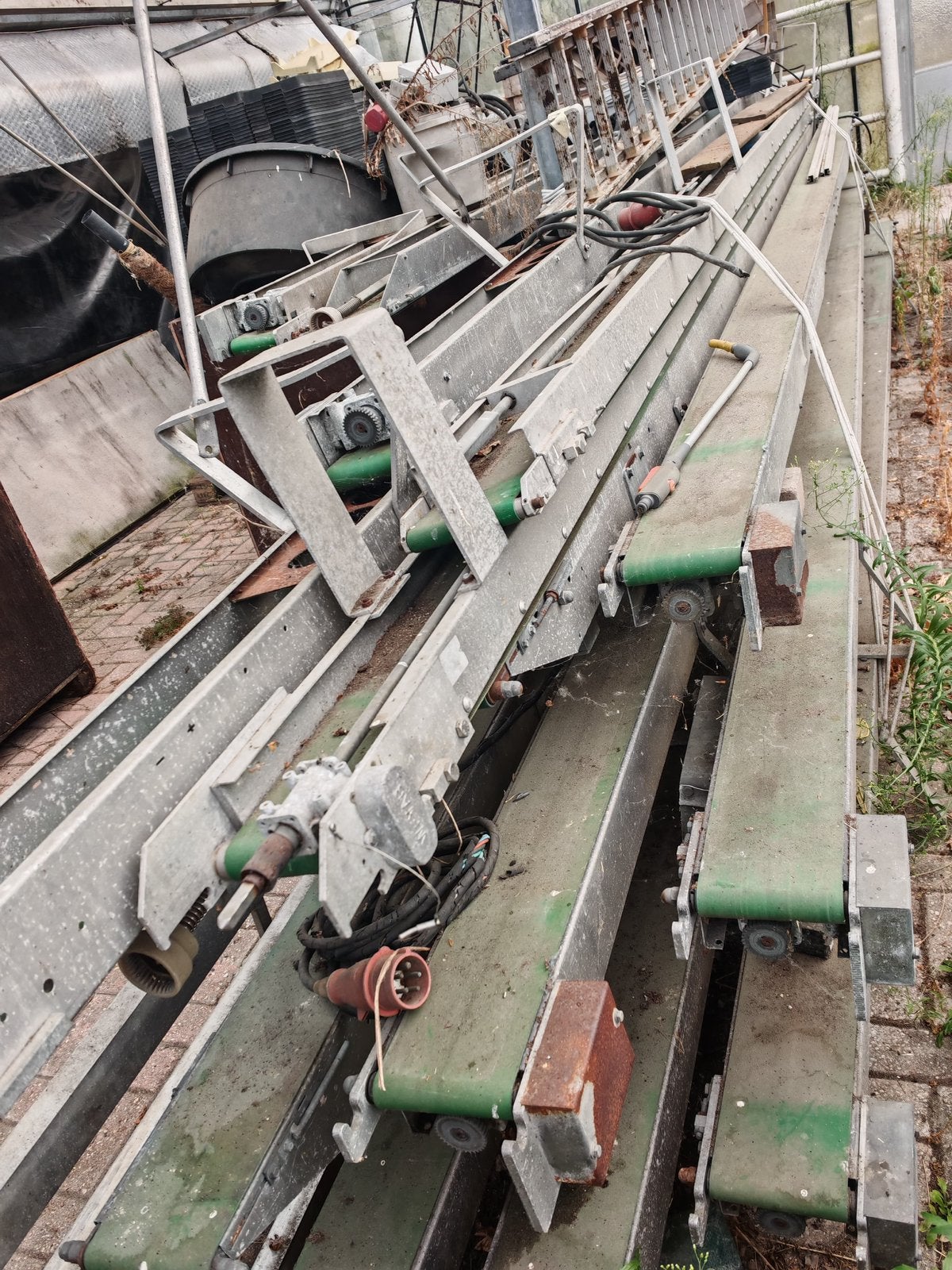 Lopende banden voor oppotmachine, Ophalen, Gebruikt, ., .