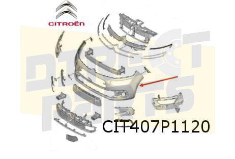 Citroën C4 SpaceTourer voorbumper (te spuiten) (bij parkeerh, Auto-onderdelen, -, Nieuw, Bumper, -