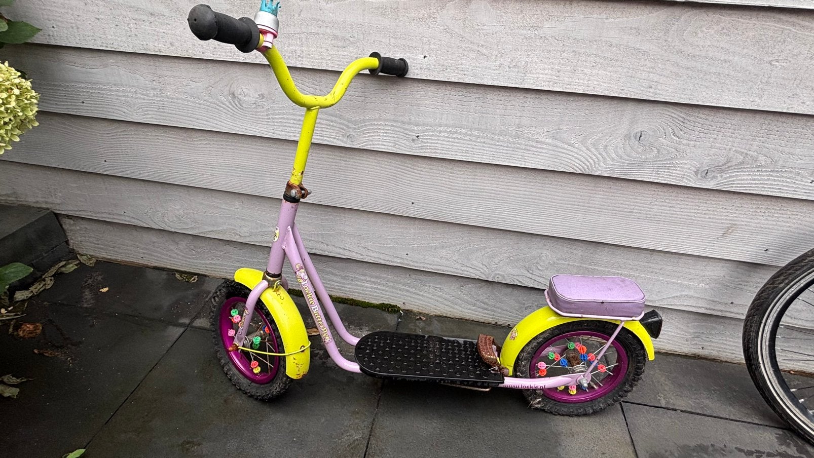 Retro kinderstep / autoped Loekie Butterfly, Ophalen, Gebruikt, Overige typen