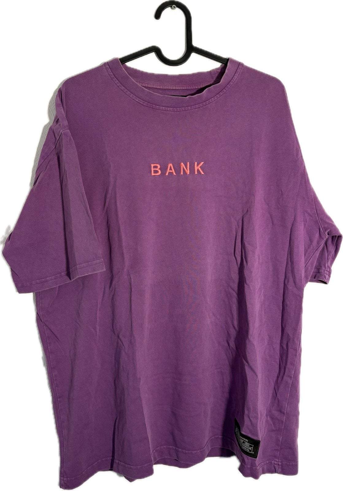BANK Shirt Paars, Kleding | Heren, T-shirts, Ophalen of Verzenden, Zo goed als nieuw, Maat 48/50 (M), Paars