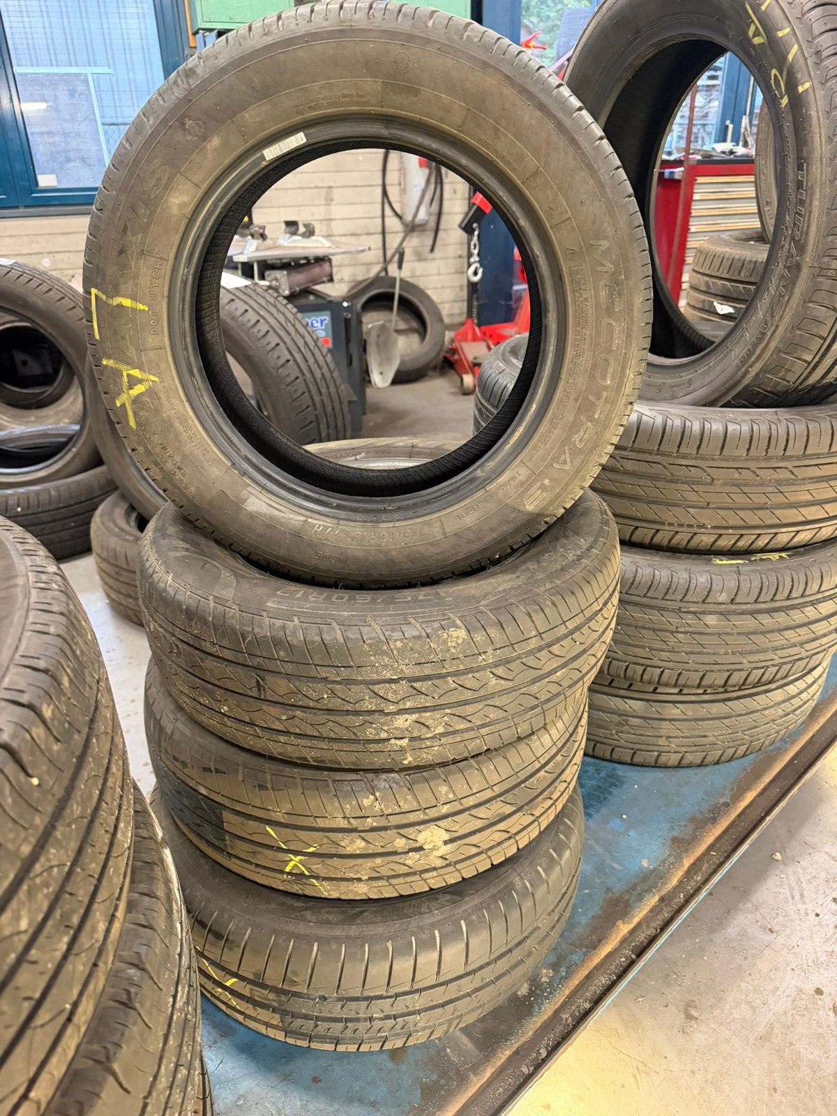 4x 175/60 R13 zomer banden, Ophalen