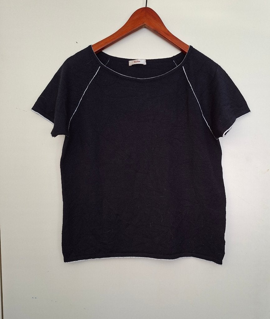 Burton shirt M, Kleding | Dames, Maat 38/40 (M), Blauw, Ophalen of Verzenden, Korte mouw