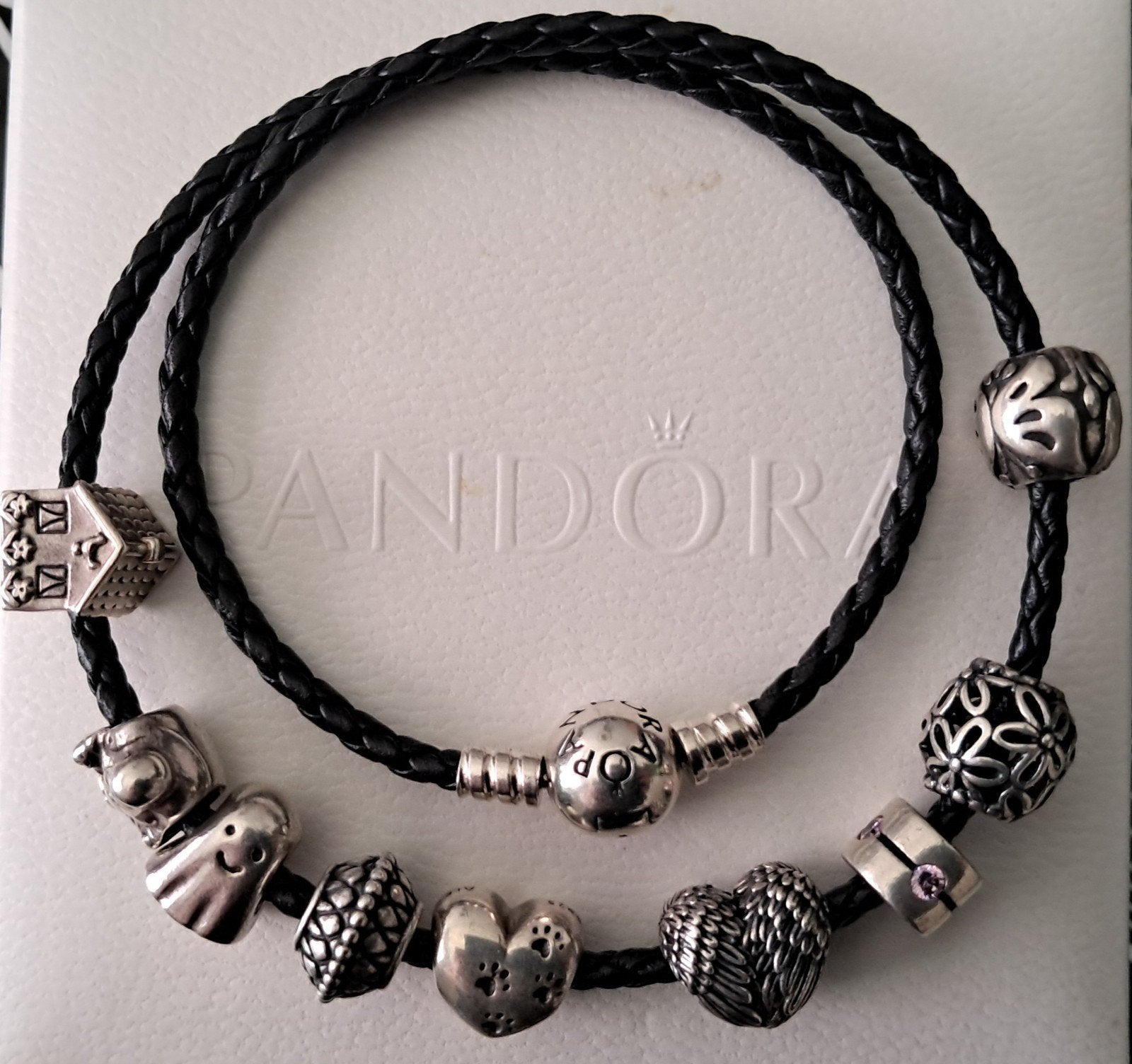 Pandora armband + bedels., Ophalen of Verzenden, Zo goed als nieuw, Zilver, Zilver