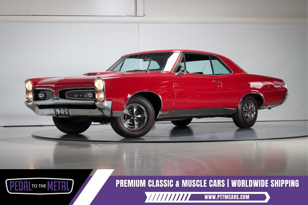 1967 Pontiac GTO 400 4-Speed, Auto's, Oldtimers, Bedrijf, Te koop, Pontiac, Benzine, Overige carrosserieën, Handgeschakeld, Rood