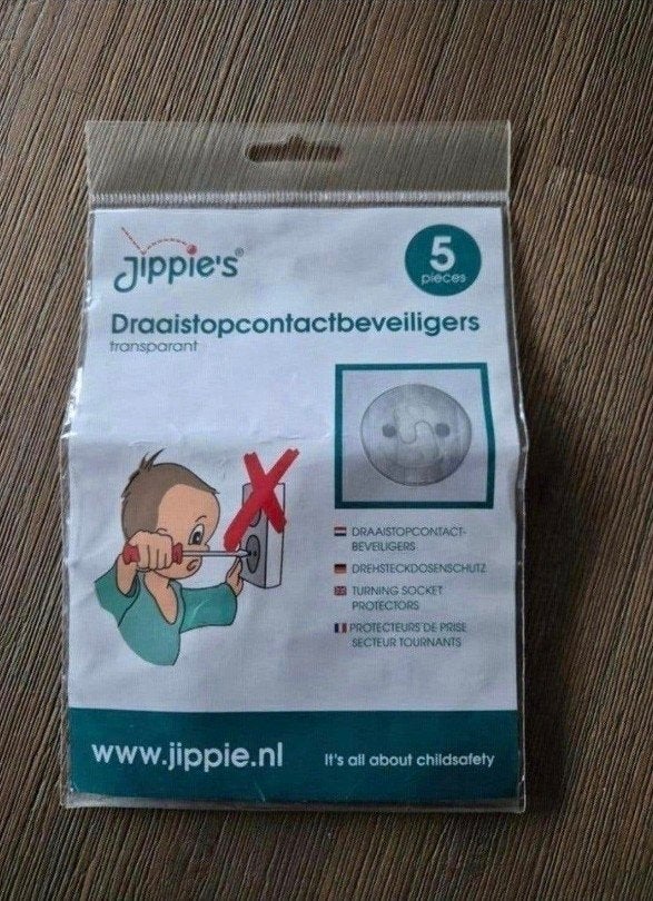 Jippie's stopcontactbeveiligers draaistopcontact beveiligers, Ophalen of Verzenden, Nieuw