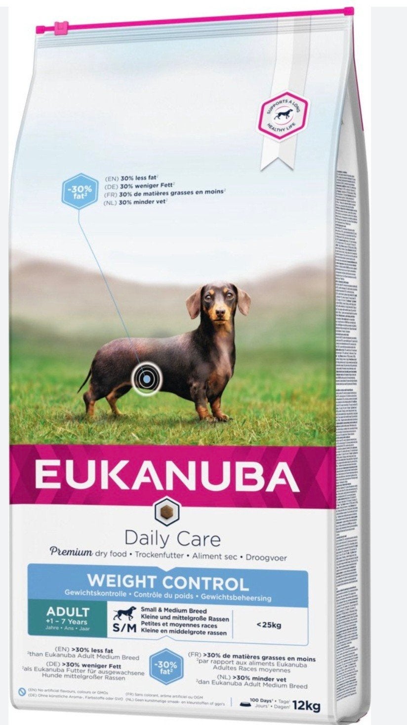 Eukanuba brokken 15 kg! daily weight control houdb t/m 2028, Dieren en Toebehoren, Dierenvoeding, Ophalen, Hond
