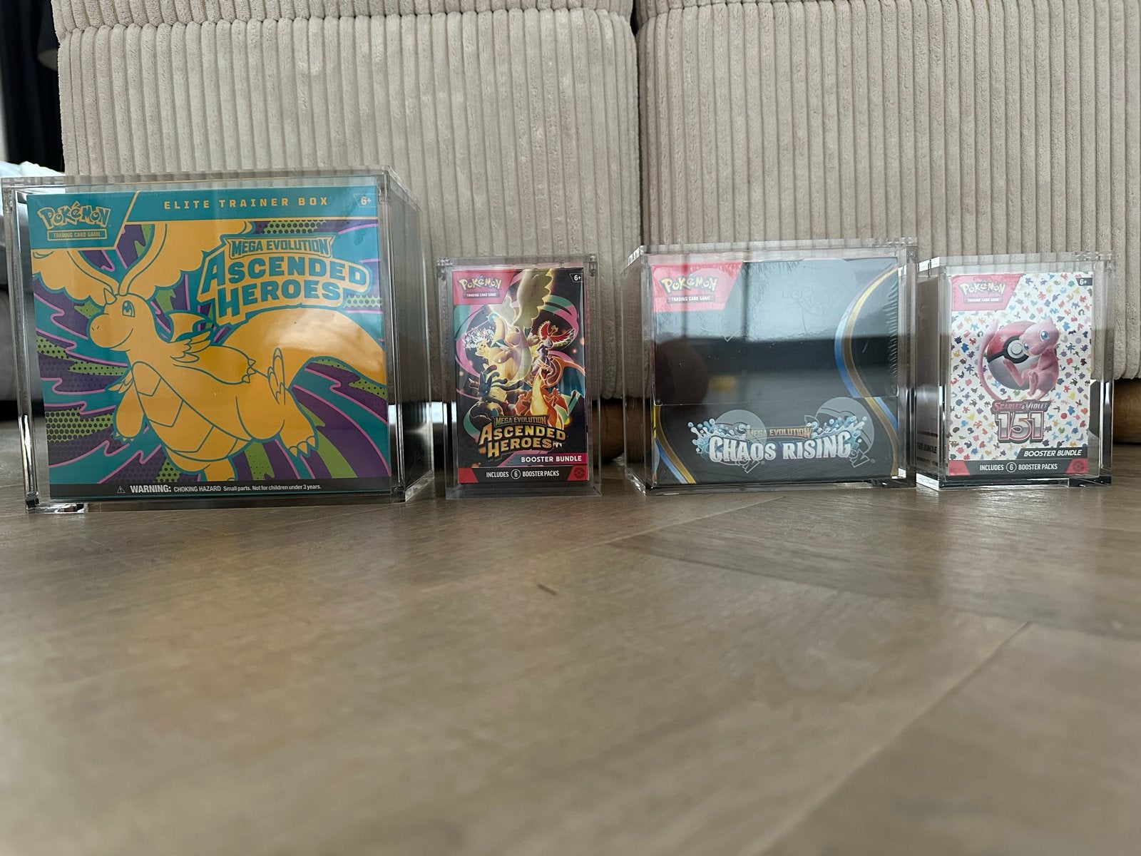 Pokemon Acryl Display Cases voor ETB, Boosterbox & Bundels, Ophalen of Verzenden, Nieuw, Overige typen