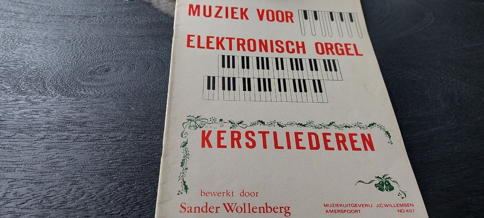 KERSTLIEDEREN VOOR ORGEL SANDER WOLLENBERG, Orgel, Gebruikt, Ophalen of Verzenden, Thema