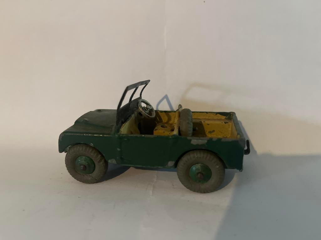 Vintage Dinky Toys Land Rover - Groen Speelgoedauto, Ophalen of Verzenden, Gebruikt