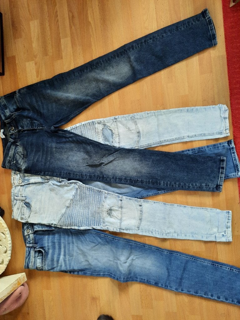 Jeans heren stretch 28 - 32, Kleding | Heren, Spijkerbroeken en Jeans, Ophalen of Verzenden, Zo goed als nieuw, Blauw, W32 (confectie 46) of kleiner