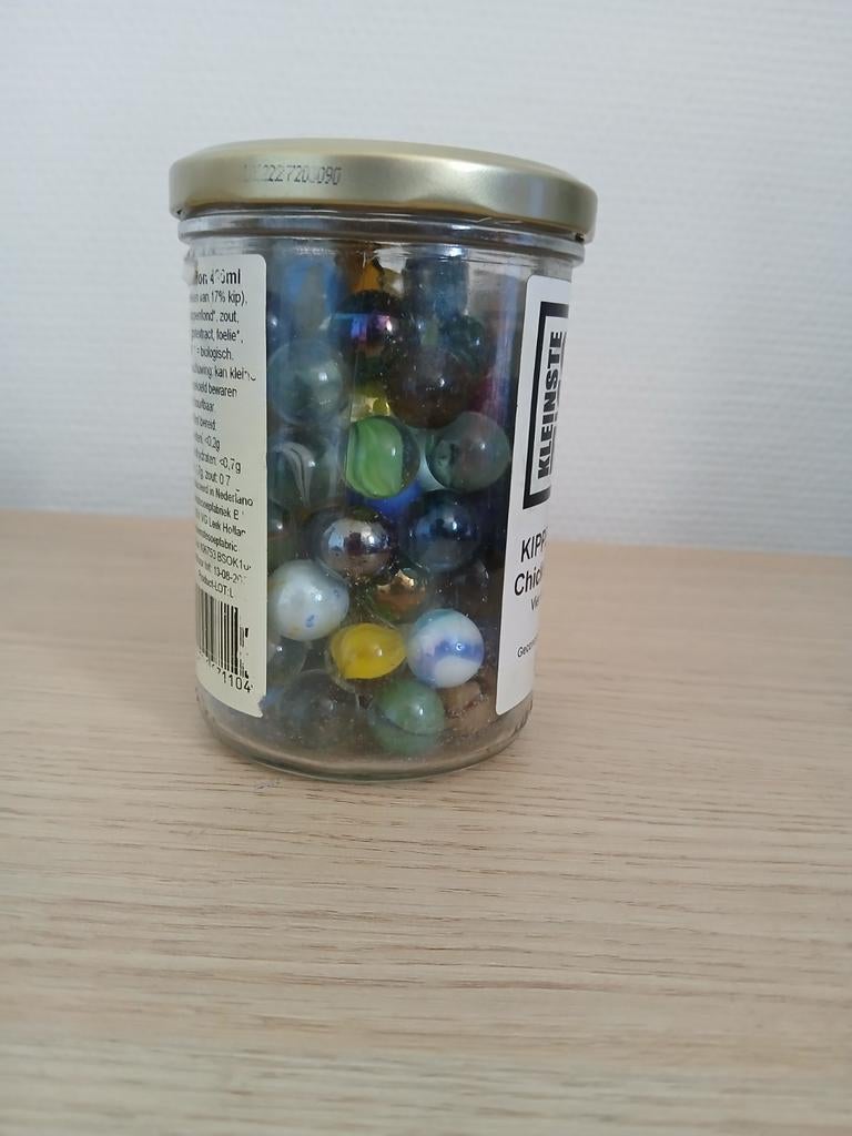 Pot met diverse knikkers - Leuk voor verzamelaars!, Ophalen of Verzenden, Gebruikt, Jongen of Meisje