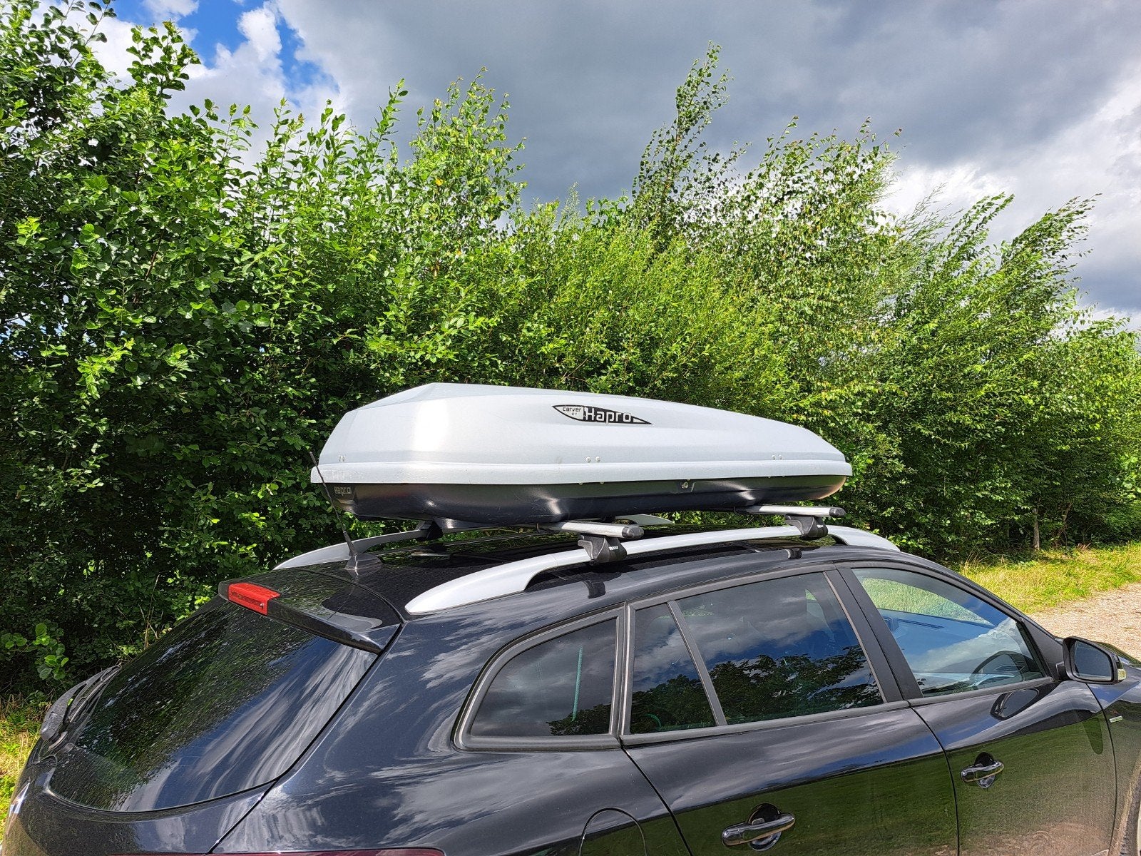 Dakrails en dakkoffer te huur - Hapro Carver 6.4, Ophalen, Gebruikt