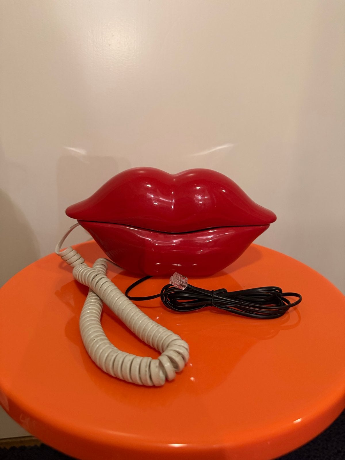 Telequest hot lips Lippen Telefoon ‘80 popart vintage, Telecommunicatie, Ophalen of Verzenden, Zo goed als nieuw