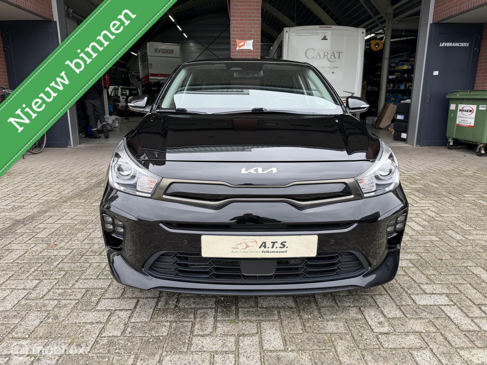 Kia Rio 1.0 T-GDi MHEV GT-Line AUTOMAAT*LED*CAMERA*CRUISE*, Gebruikt, Zwart, Leder, Bedrijf