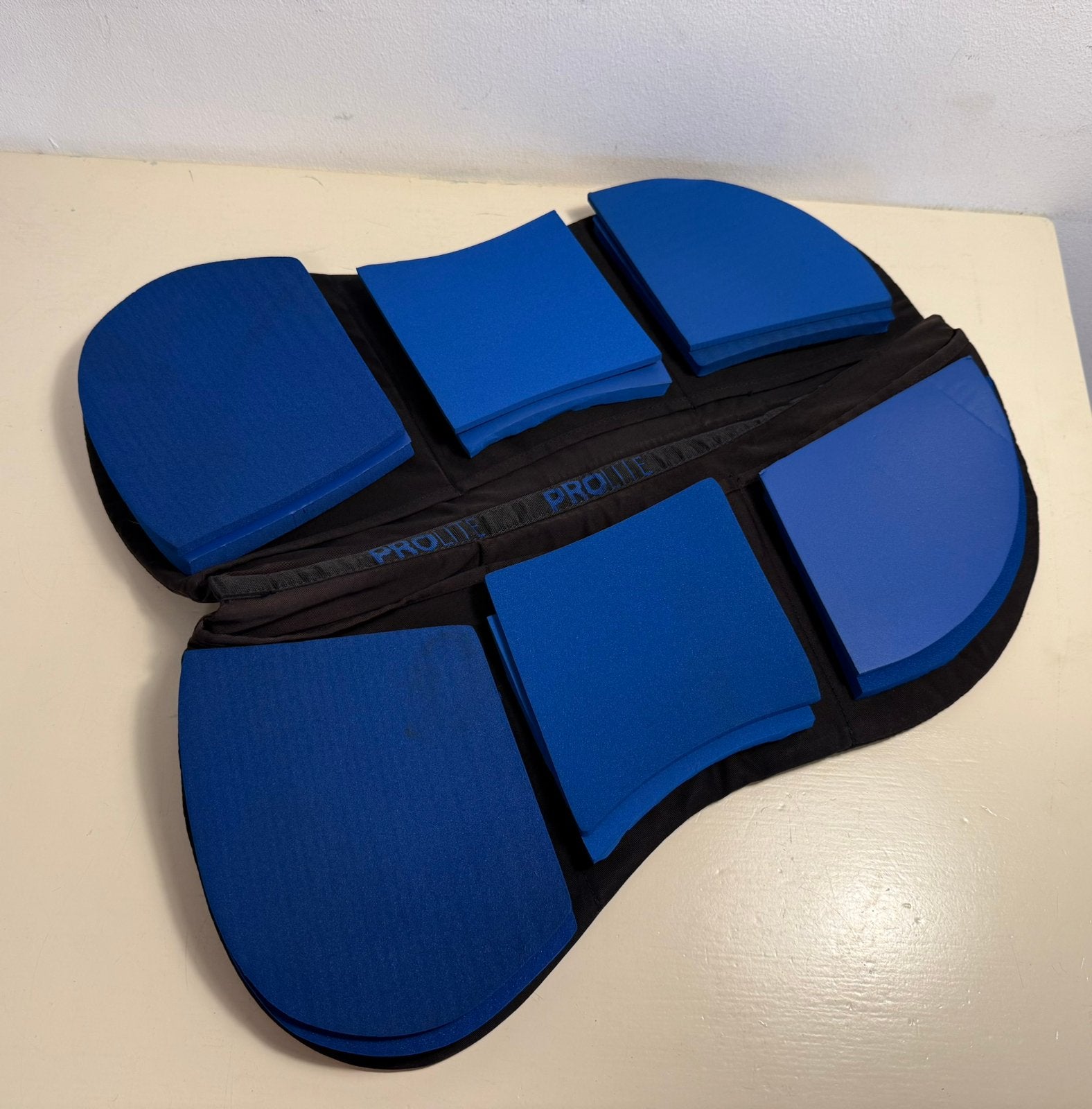 PROLITE Tri Pad CORRECTIE Zadelonderlegger 12 vullingen Full, Full (L), Gebruikt, Katoen, Therapeutisch