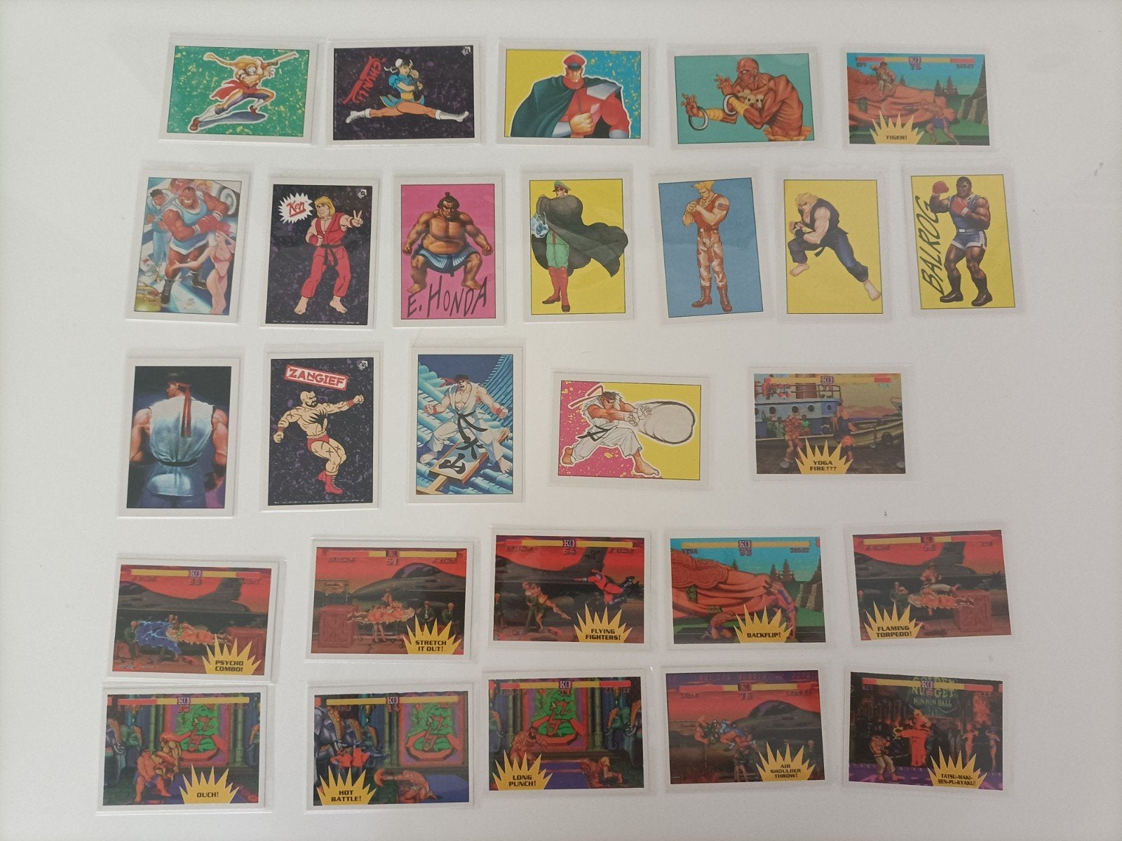 Street fighter 2 TOPPS ui 1993 (27x), Ophalen of Verzenden, Zo goed als nieuw, Losse kaart