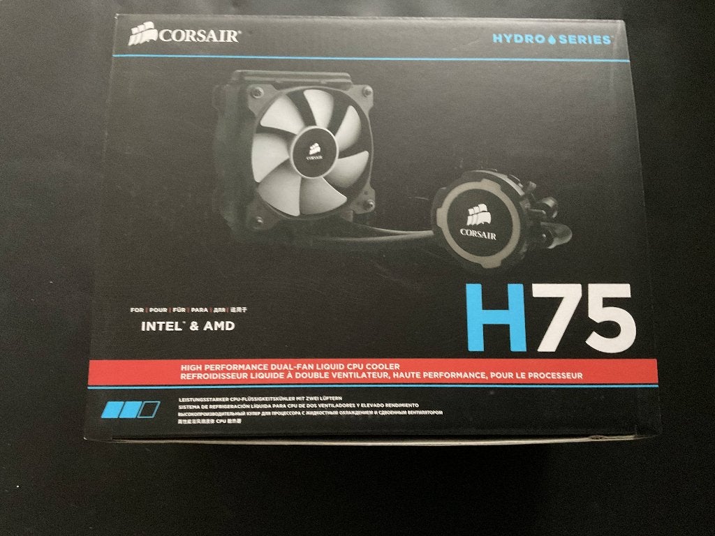 Corsair Hydro H75 - Liquid CPU cooler, Ophalen, Gebruikt, Waterkoeling