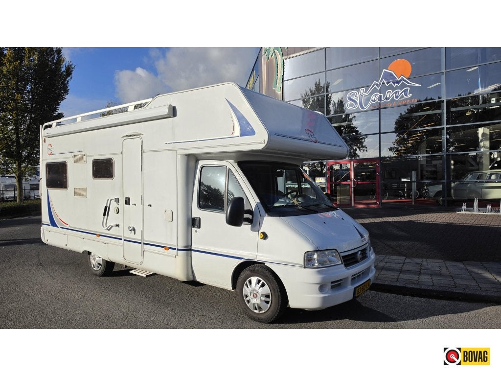 TEC Rotec 640 royale 6 persoons camper, Ringverwarming, Fiat, 6 tot 7 meter, Dakluik