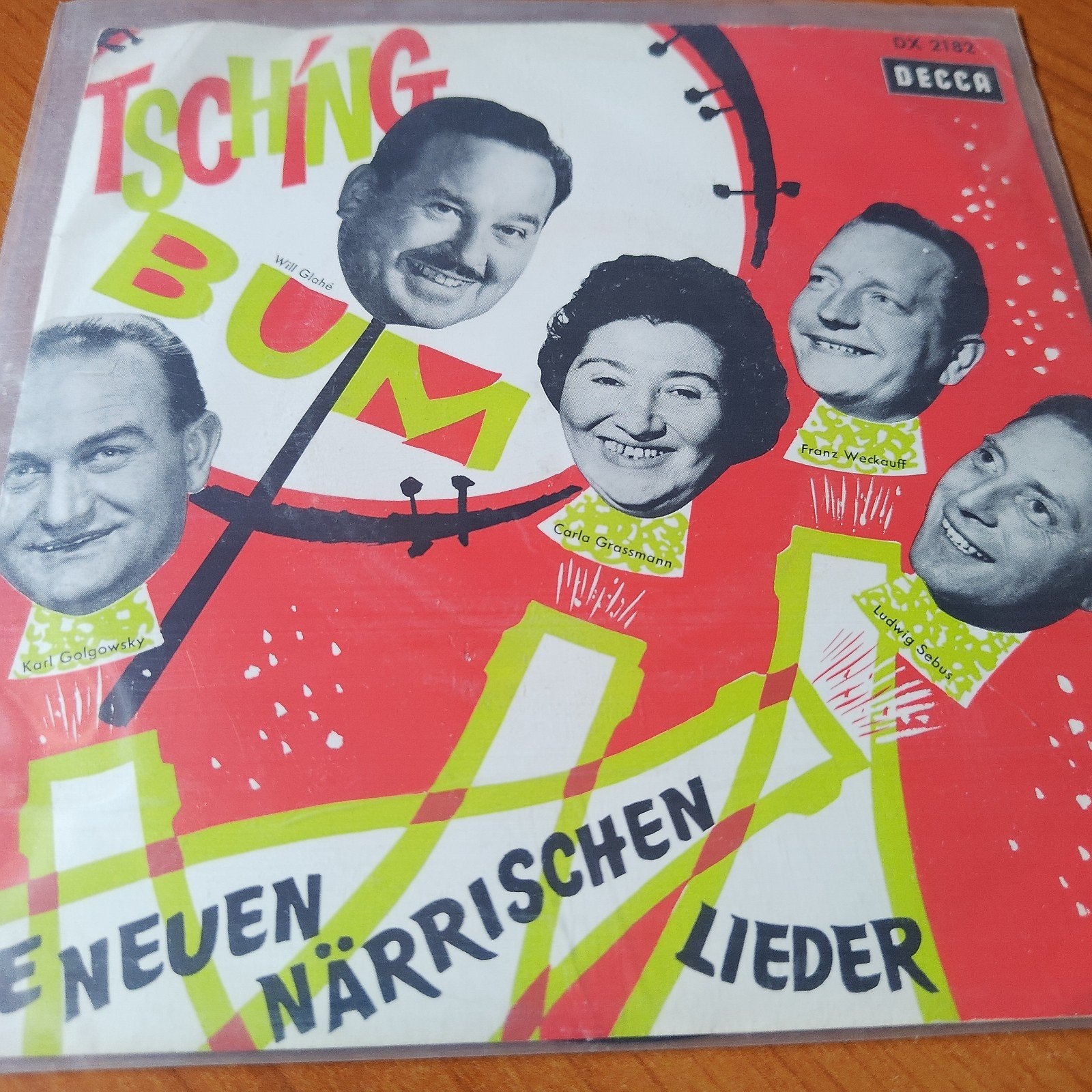 Tsching Bum - Decca DX 2182 - Schlager EP, Ophalen of Verzenden, Gebruikt, 7 inch, Schlager