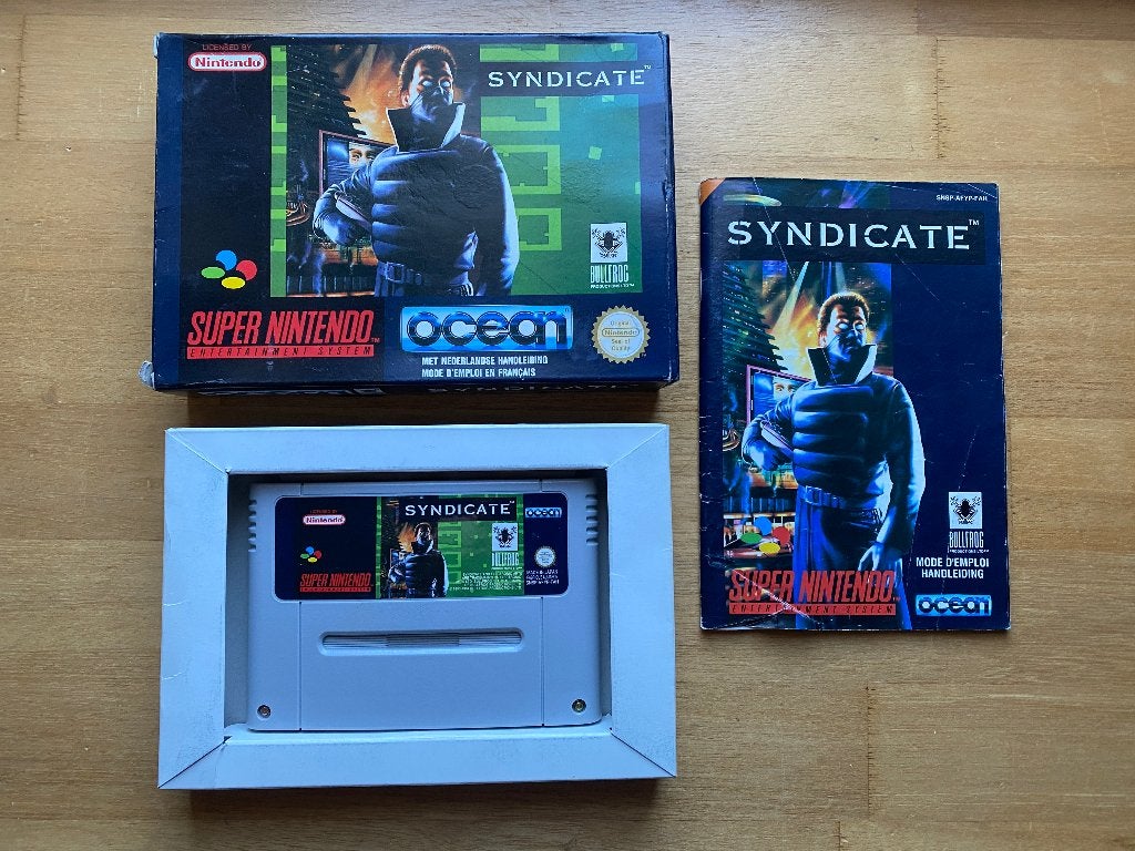 Syndicate snes FAH, Avontuur en Actie, 1 speler, Ophalen of Verzenden, Zo goed als nieuw