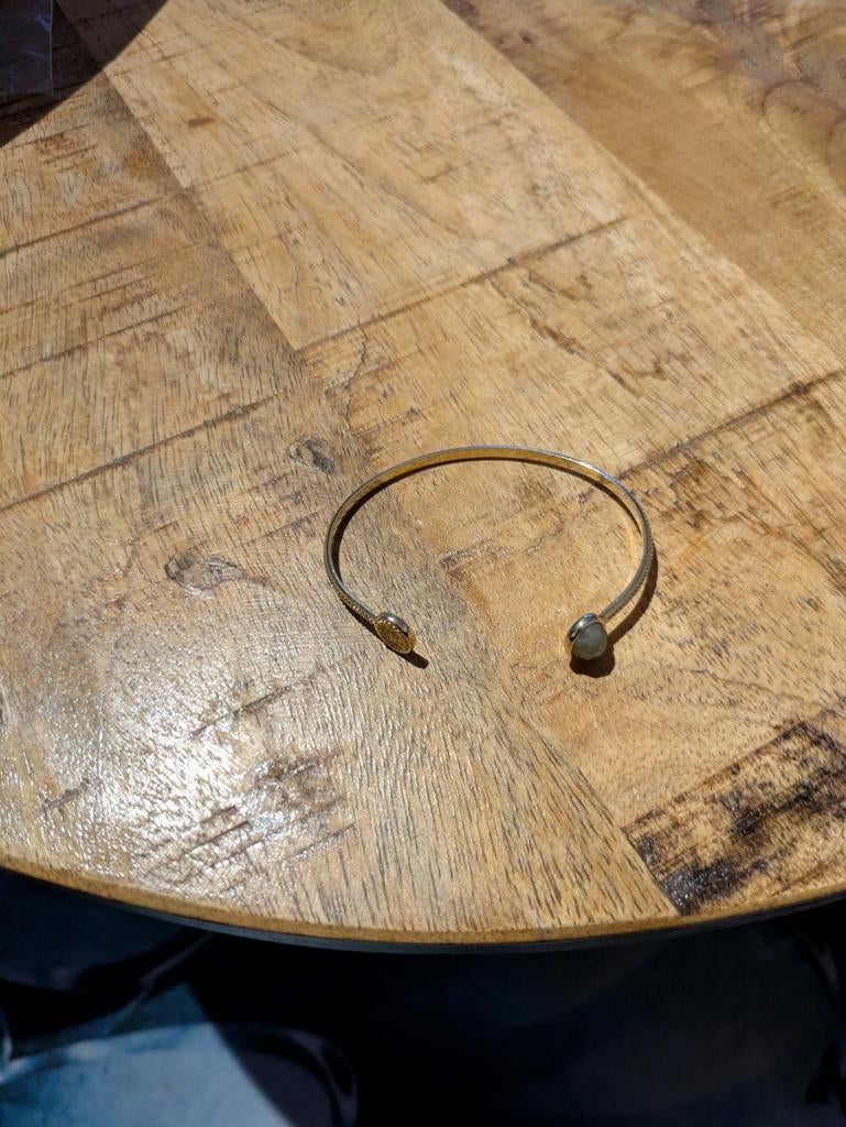 Ania Haie Vergulde Cuff Armband met Labradoriet, Sieraden, Tassen en Uiterlijk, Armbanden, Overige materialen, Verzenden, Nieuw