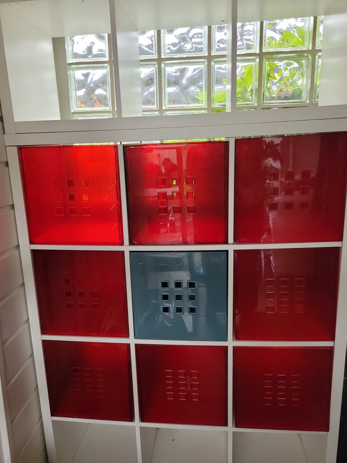 9 IKEA Kallax Lekman bakken zie foto, Huis en Inrichting, Ophalen, Gebruikt