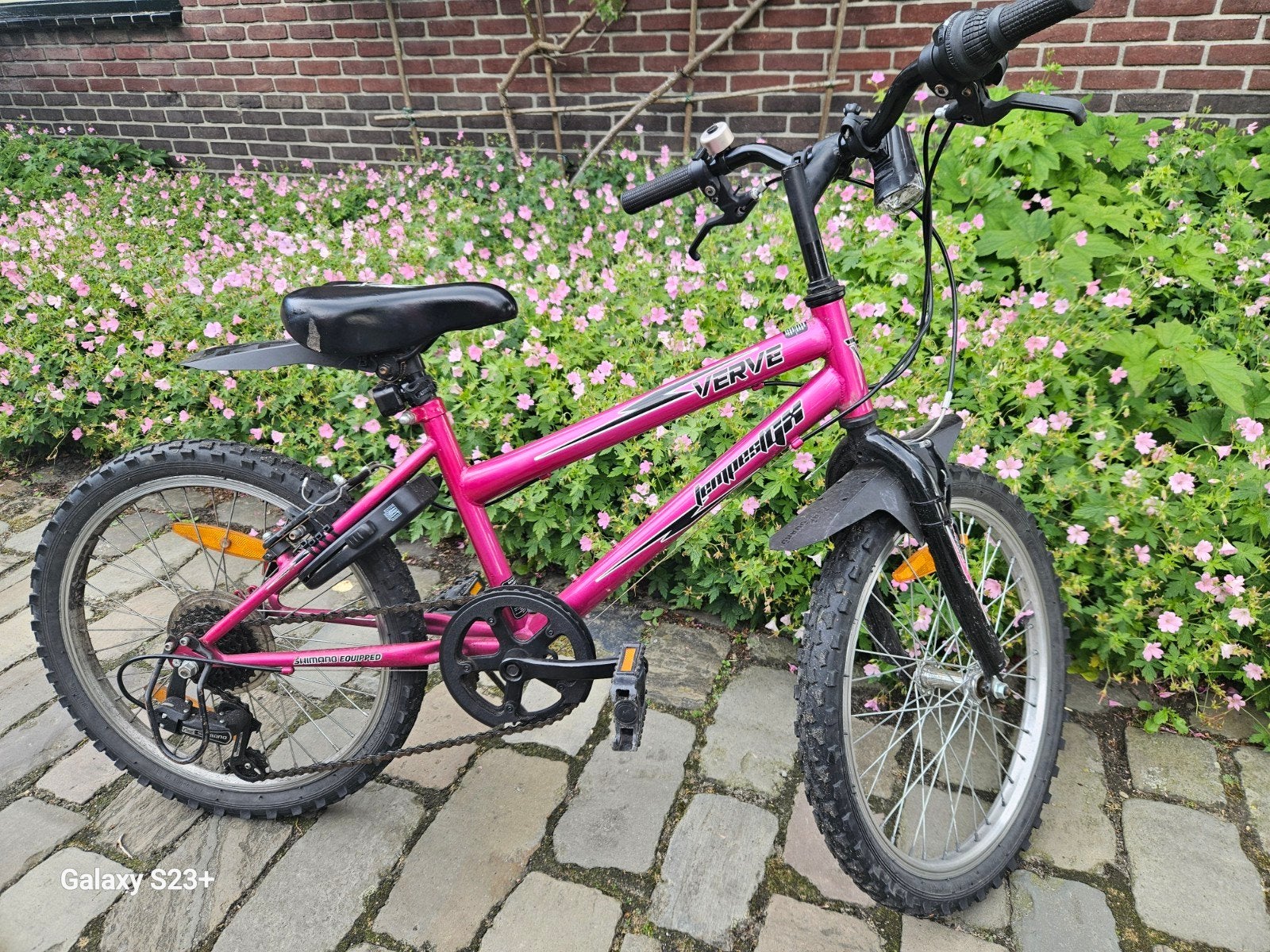 Meisjes Mountainbike Verve 20 inch - Fuchsiaroze (6-7 jaar), Fietsen en Brommers, Fietsen | Meisjes, Ophalen