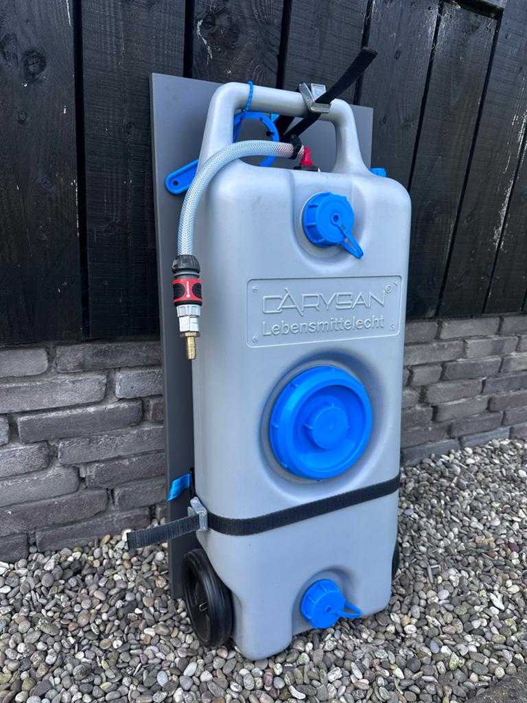 Carysan watertank met wielen - 35 liter, Caravans en Kamperen, Ophalen, Gebruikt