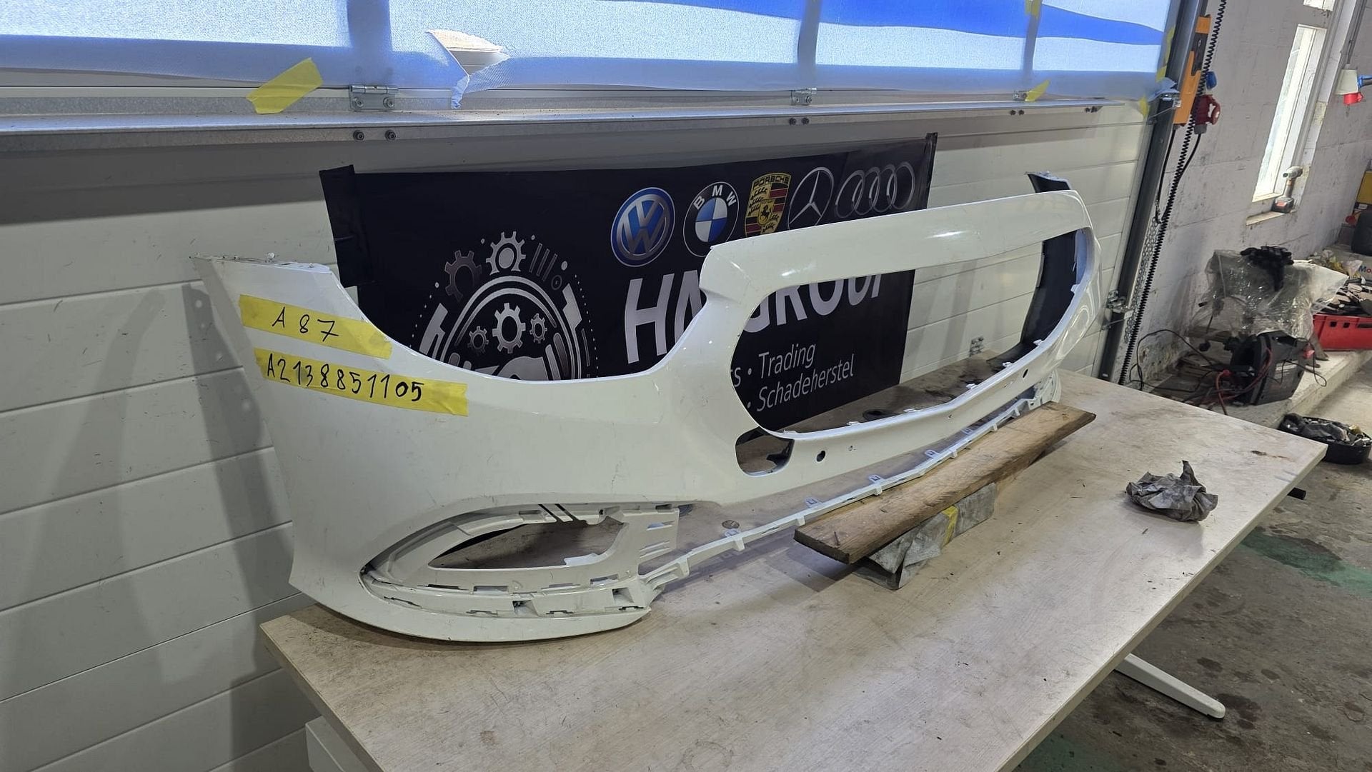 Voorbumper Mercedes-Benz E W213, Gebruikt, -, Voor, -