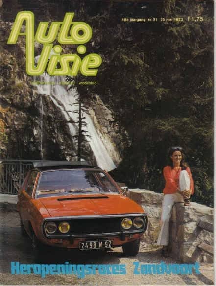 Autovisie 21 1973 : Vauxhall Victor SL - Holden Monaro GTS, Ophalen of Verzenden, Gelezen, Algemeen