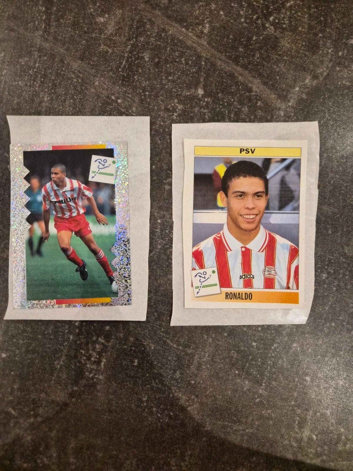 Ronaldo PSV panini 1994-1995 - Zeldzame Collectie, Ophalen of Verzenden, Gebruikt, Meerdere stickers