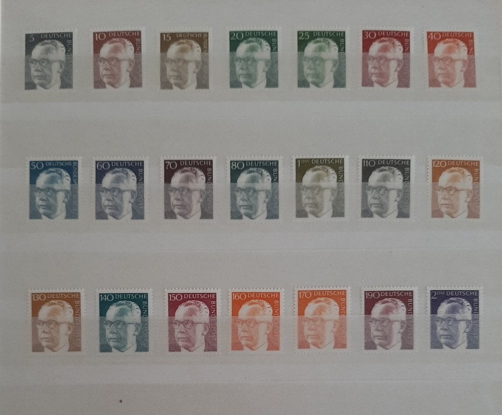 BRD Duitsland 1971 Bondspresident Gustav Heinemann Postfris, Postzegels en Munten, Ophalen, BRD, Postfris