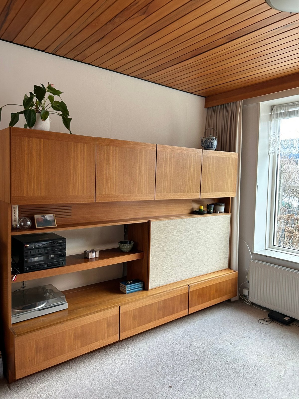 Midcentury wandkast van Fristho (in topstaat), Ophalen of Verzenden