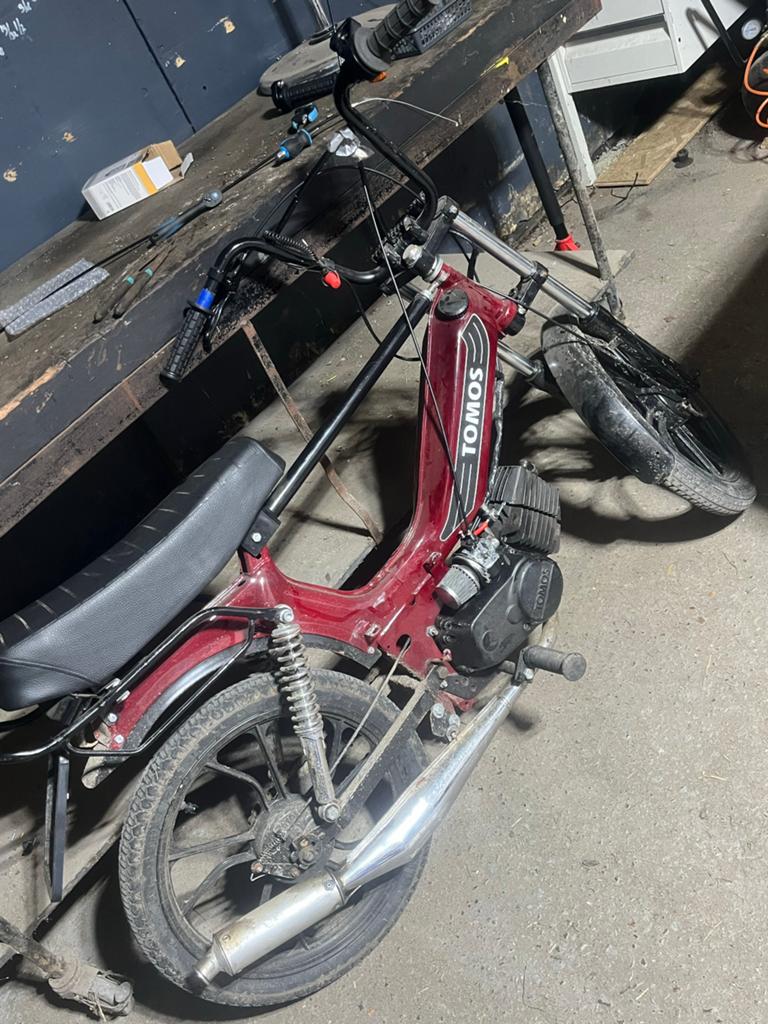 Tomos A35 zonder kenteken, Fietsen en Brommers, Snorfietsen en Snorscooters, Ophalen, Gebruikt, Tweetakt, Tomos