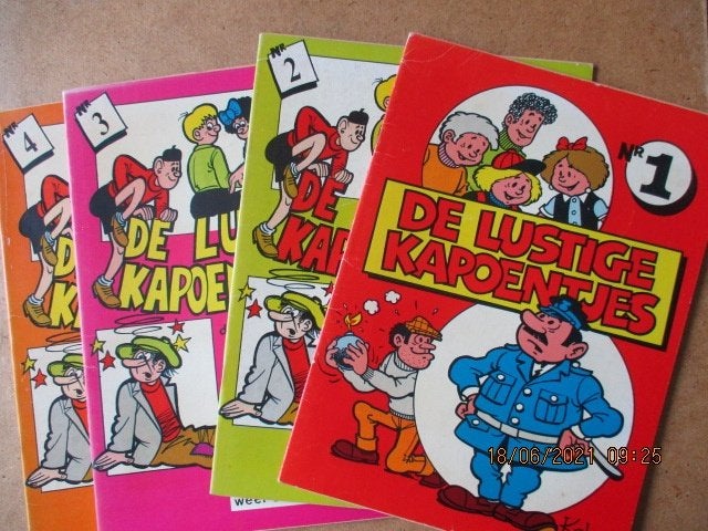 adv3585 de lustige kapoentjes, Eén stripboek, Ophalen, Gelezen