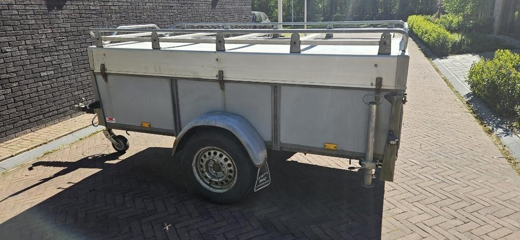 Saris aanhanger met klep, Ophalen, Gebruikt