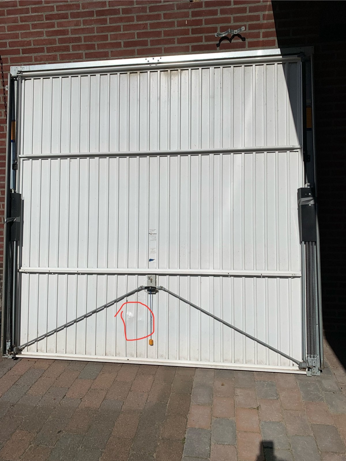 Gebruikte Horman kantel garagedeur, Doe-het-zelf en Verbouw, Deuren en Horren, Ophalen, Gebruikt, Garagedeur, Metaal