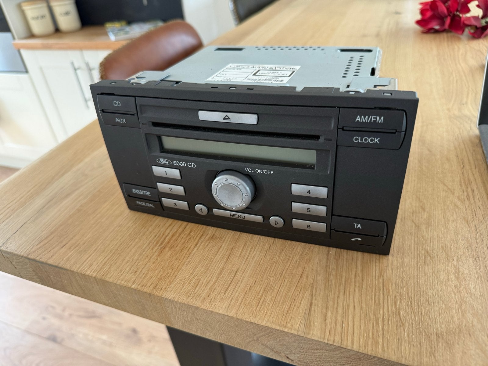 Ford 6000 CD Autoradio - Zo goed als nieuw, Auto diversen, Ophalen of Verzenden, Zo goed als nieuw
