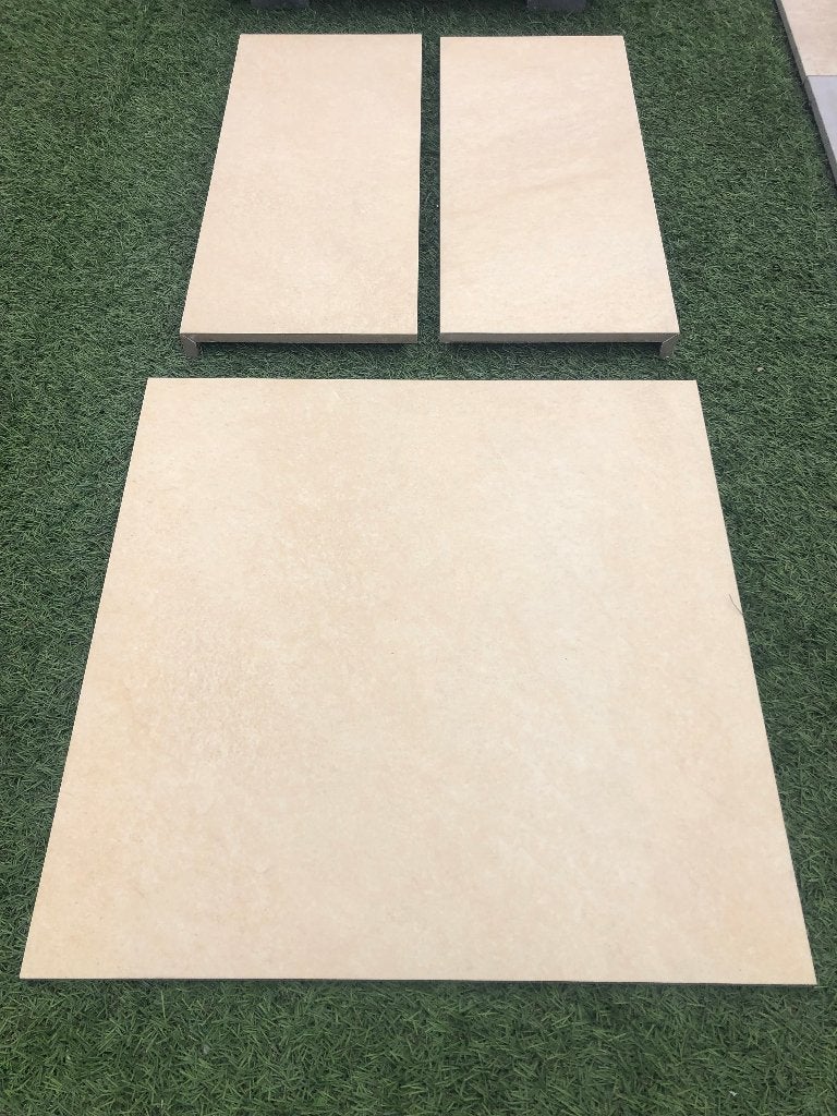 zwembadranden beige zwembadrand met tegels 80x80x2 cm, Tuin en Terras, Zwembad-toebehoren, Ophalen of Verzenden, Nieuw, Overige typen