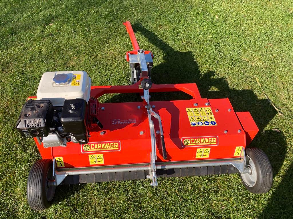 Verticuteer machine voor achter tractor , zitmaaiet of quad, Tuin en Terras, Zitmaaiers, Zo goed als nieuw, 120 cm of meer, Ophalen of Verzenden
